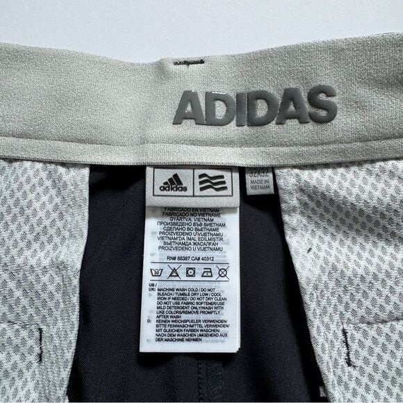 Adidas 3-Stripe Performance Men's Golf Pants Black Size 32x32 - Picture 7 of 8